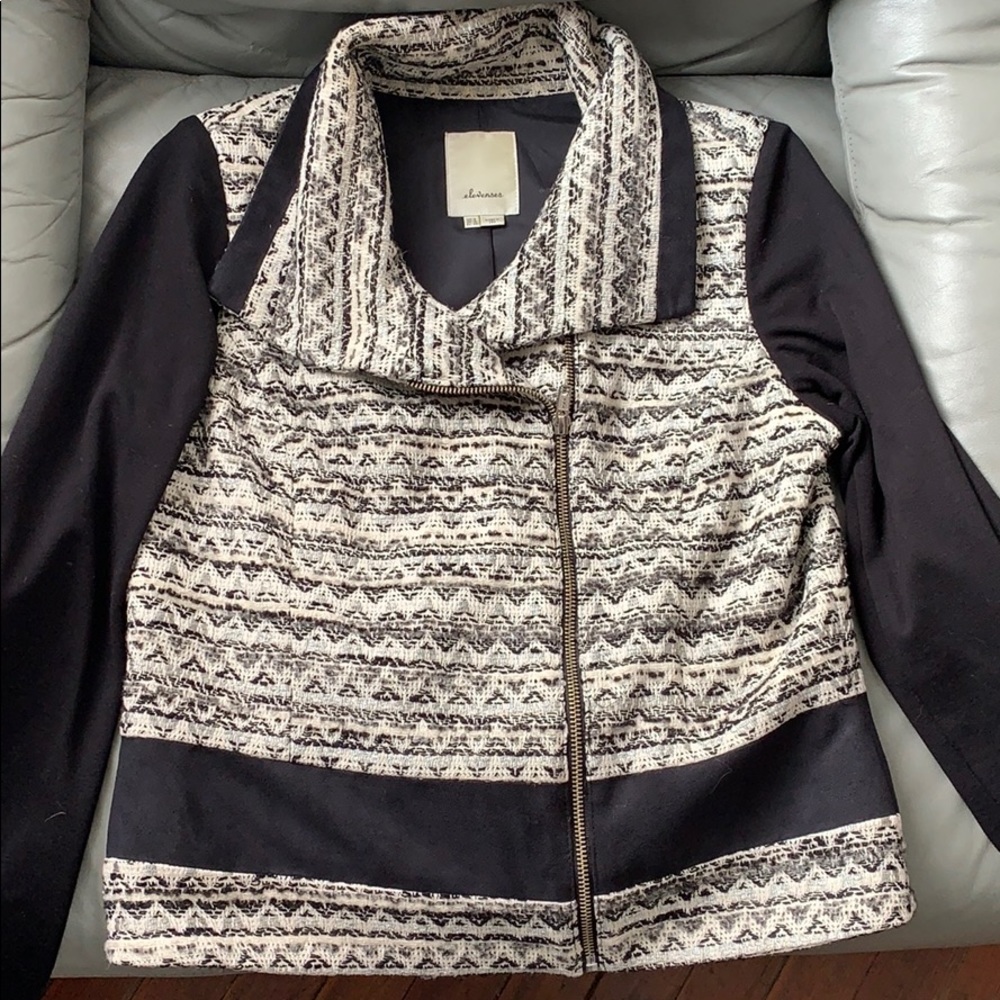 Back and white blazer